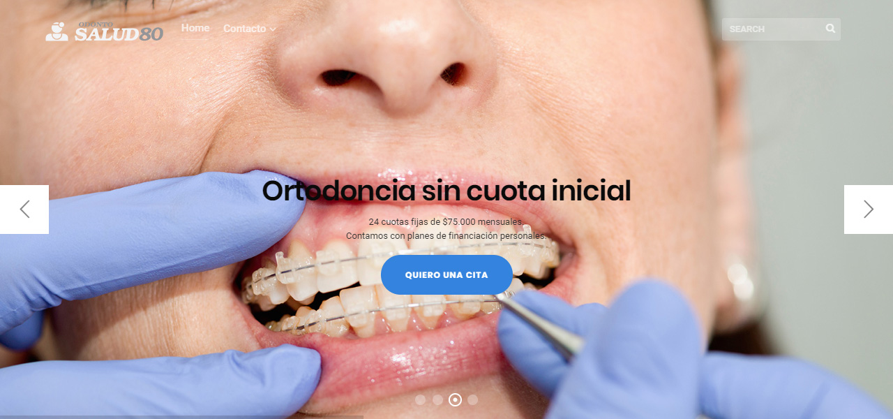 Sitio web, OdontoSalud 80 en Conceptod (imagen #1152)